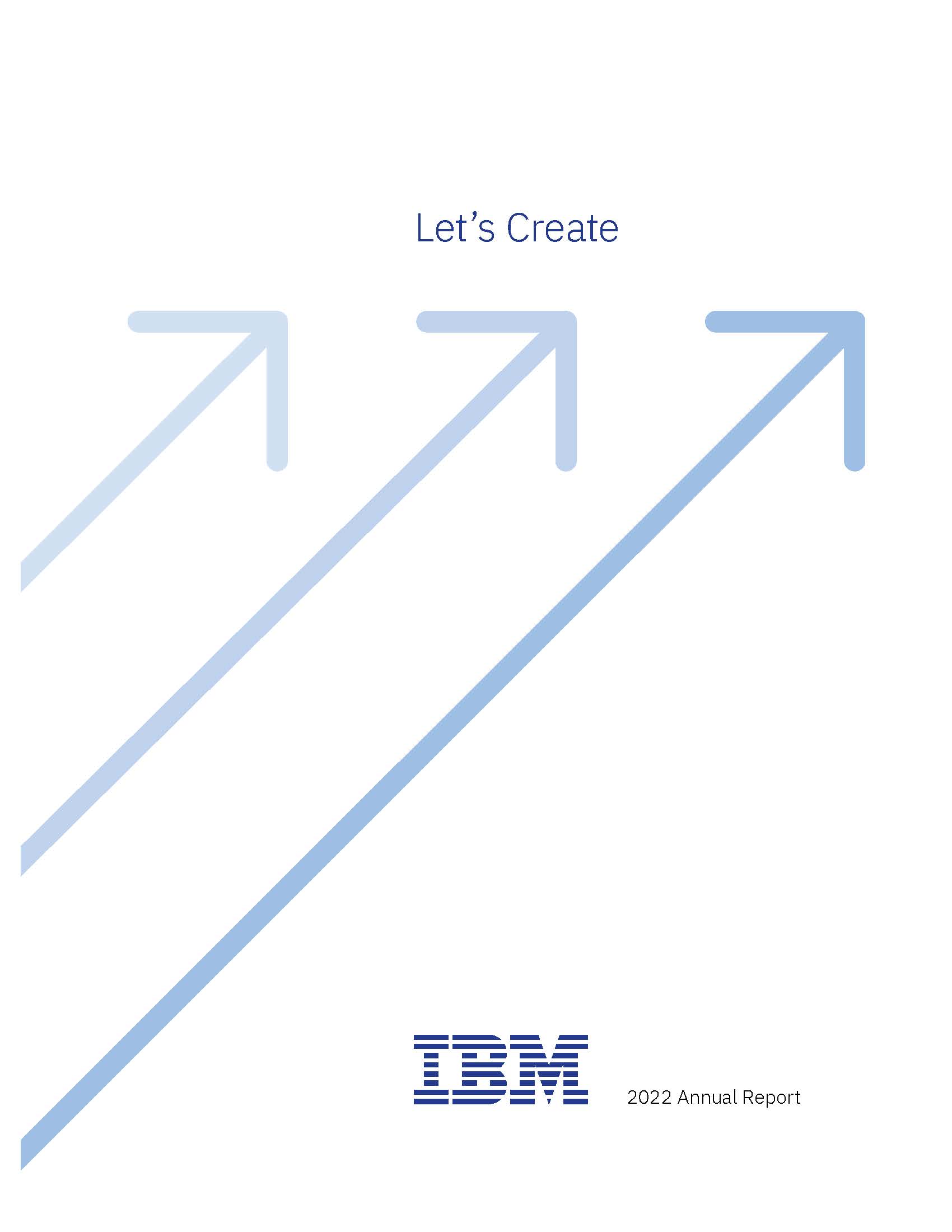 Cover of 2022 IBM Annual Report
