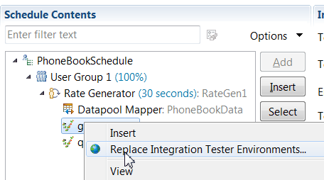 Replace Integration Tester Environments