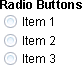 Radio Buttons control