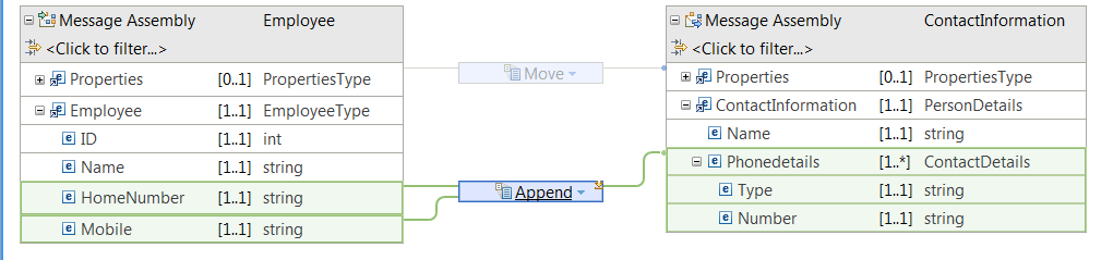 This figure shows the Append transform.