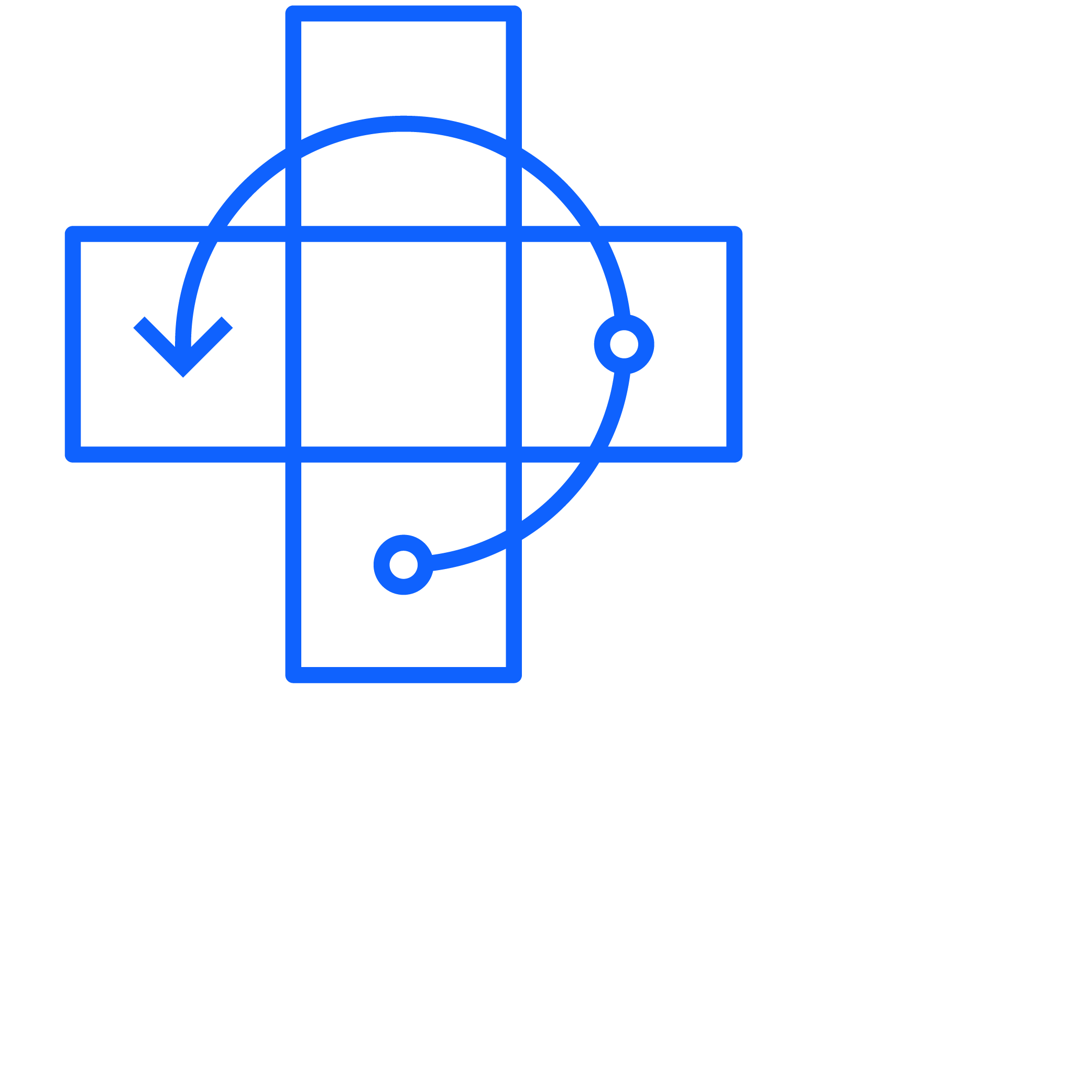 رسم بياني لدوائر تمثل البيانات