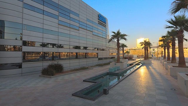 Extérieur du bâtiment de Tabadul