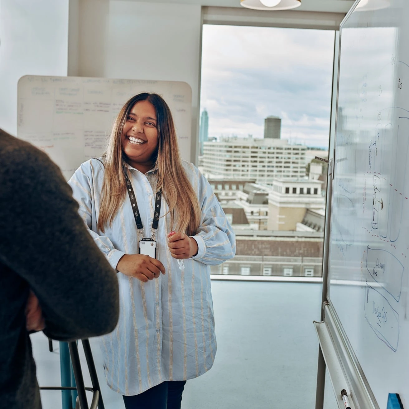 Collègues en réunion