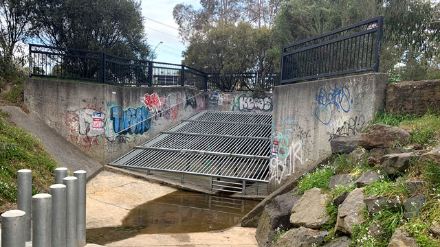 Grandes grilles d'eau Melbourne Water