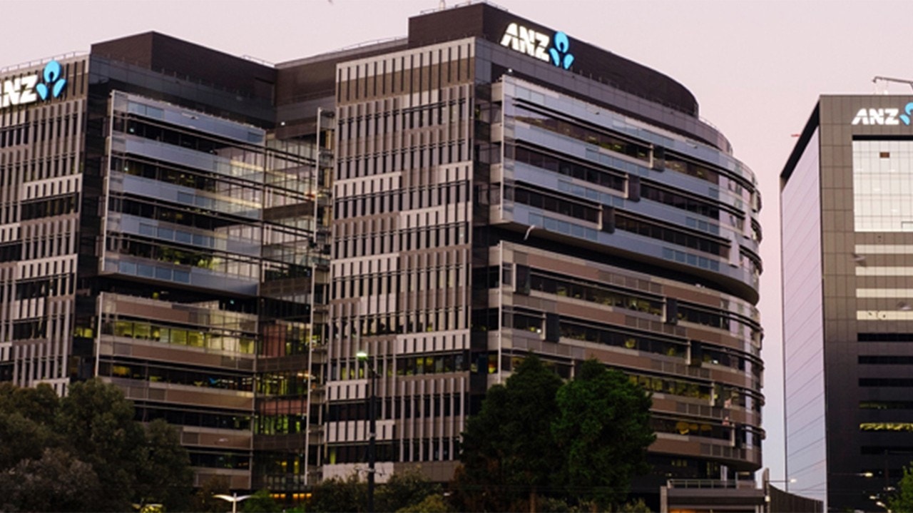 ANZ bank office building exterior from ANZ Media Center website