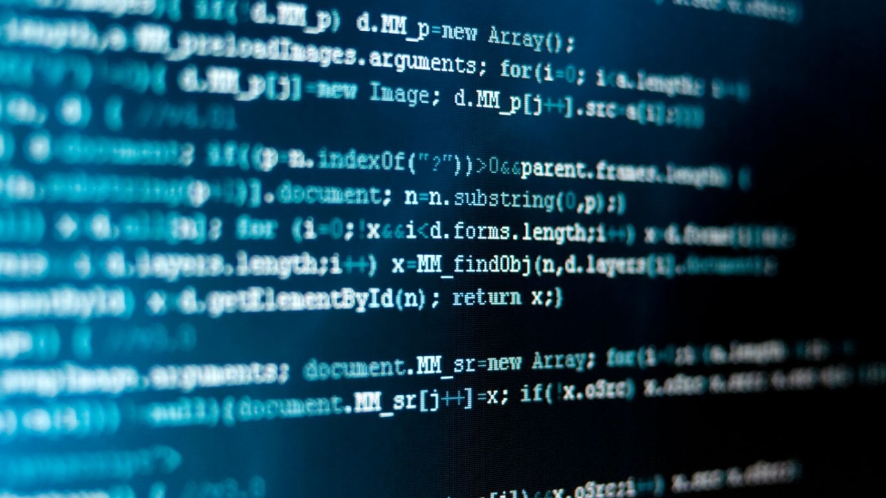Capture d’écran du code de programmation sur un thème sombre