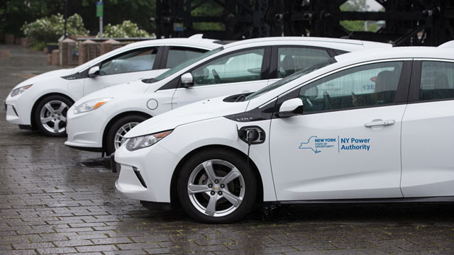 Flotte de véhicules de la NYPA.