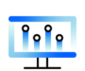 Icon for how integrated supply chain planning helps avoid mismatched data across multiple
spreadsheets and enables them to pivot in the case of supply chain disruptions.