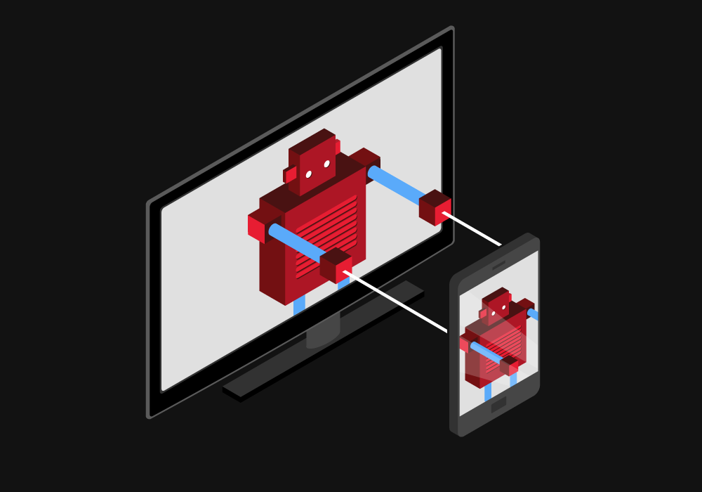 imagen del compromiso móvil del sector de medios de comunicación y ocio