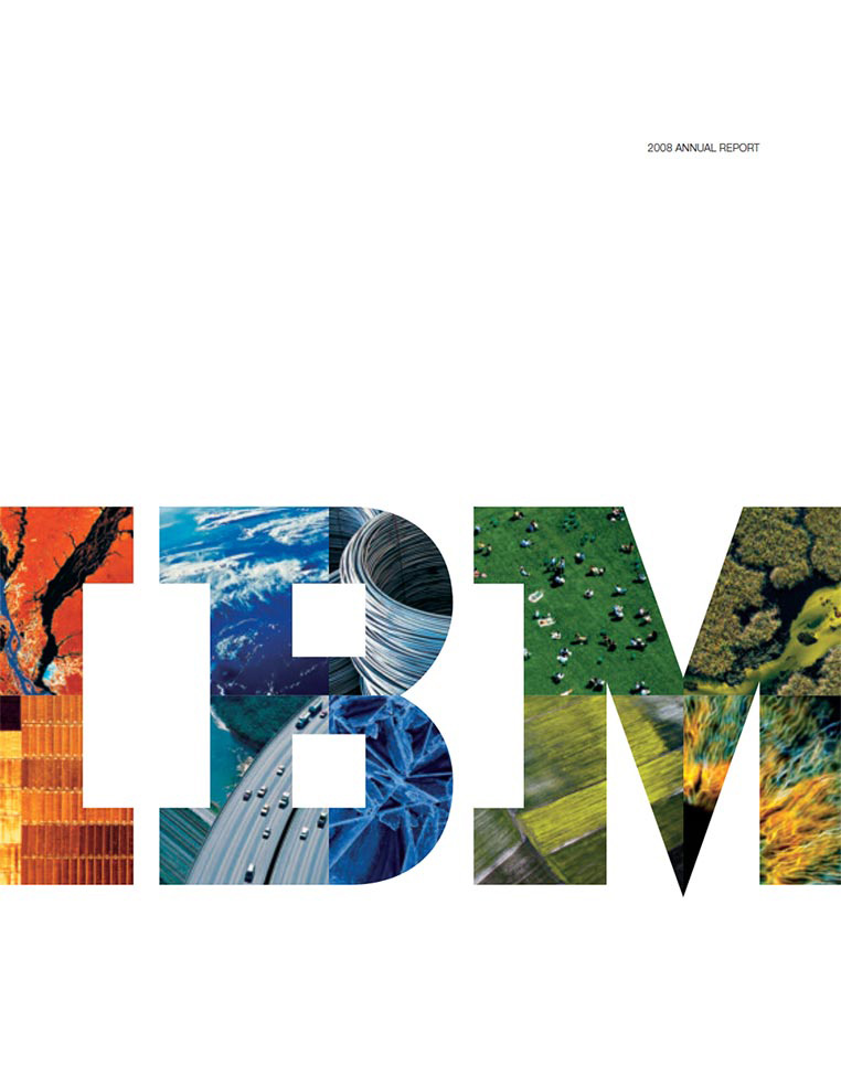 Cover of 2008 IBM Annual Report