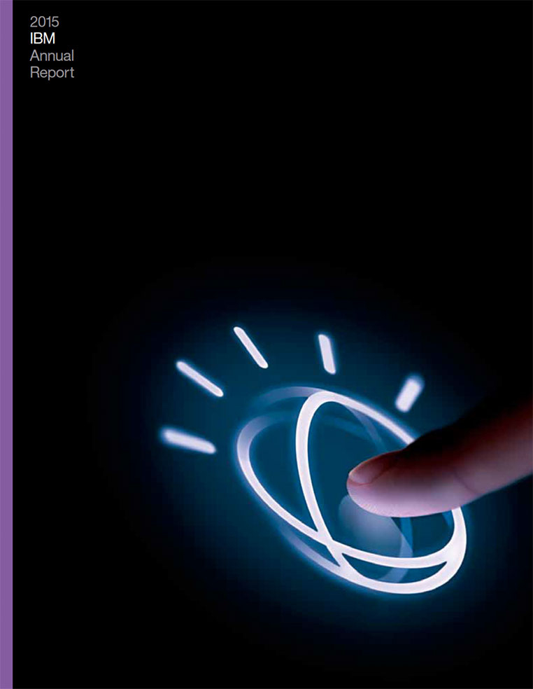 Cover of 2015 IBM Annual Report