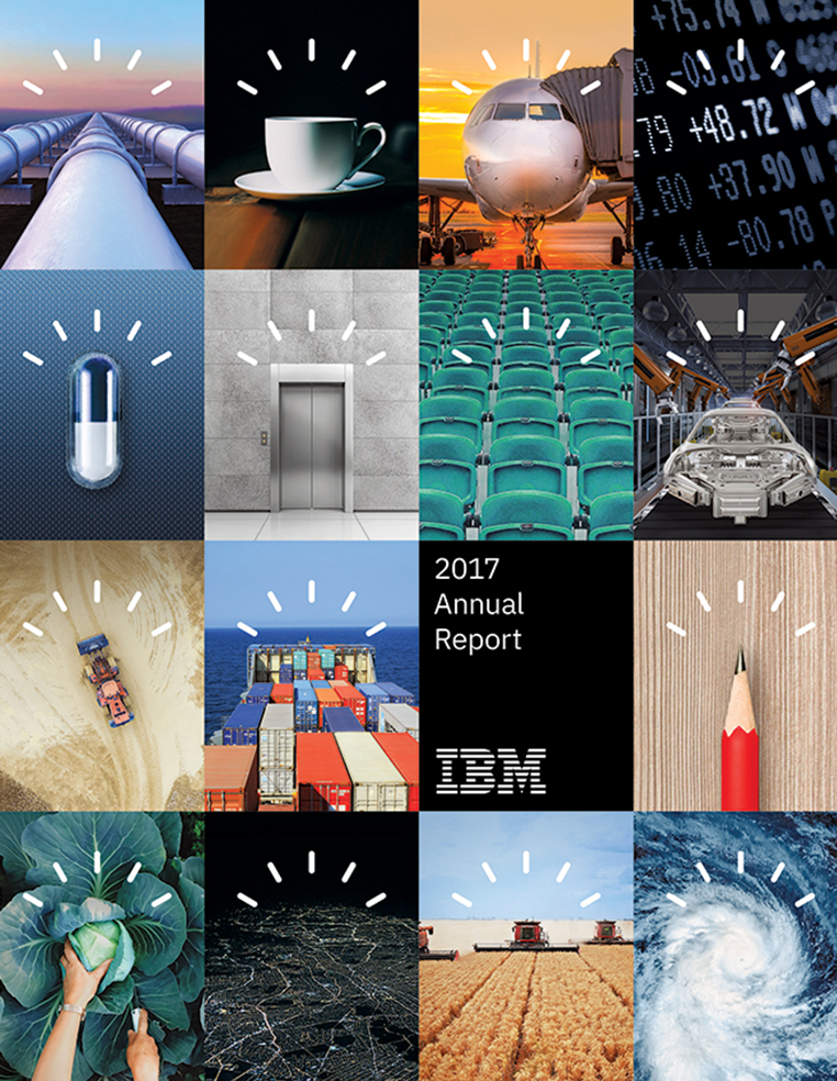 Cover of 2017 IBM Annual Report