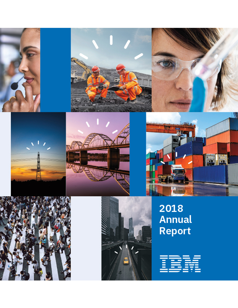 Cover of 2018 IBM Annual Report