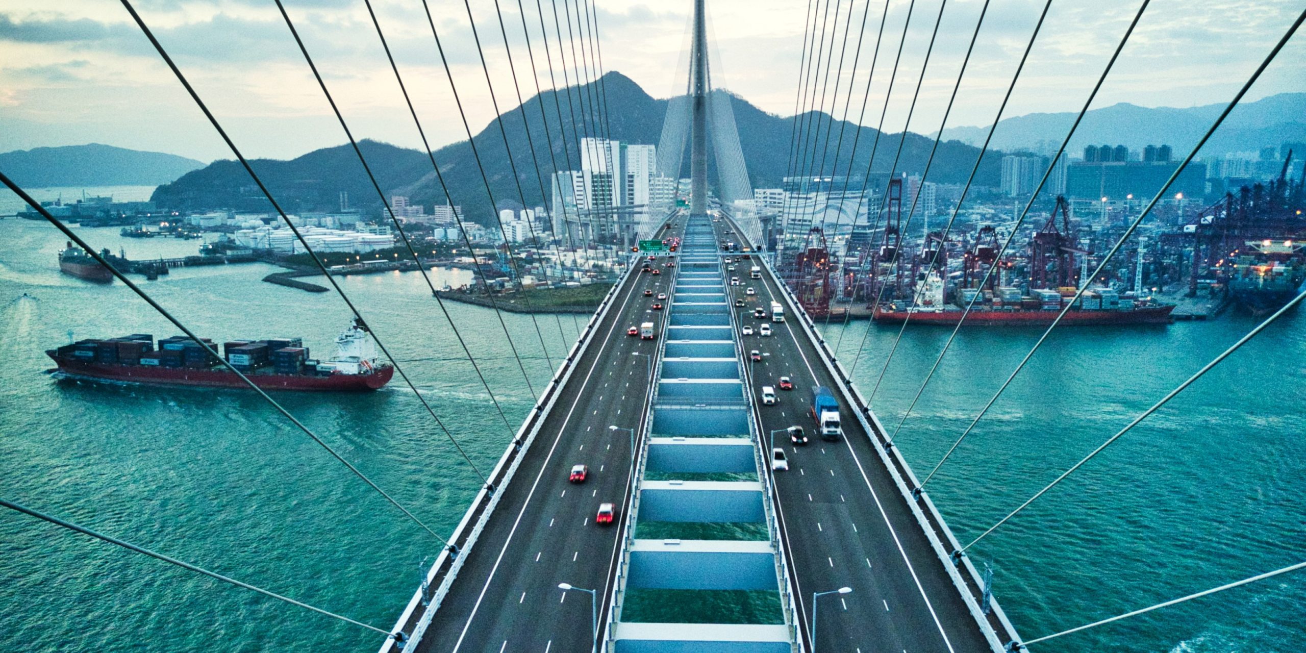 bridge in Hong Kong