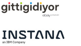 GittiGidiyor and Instana logo
