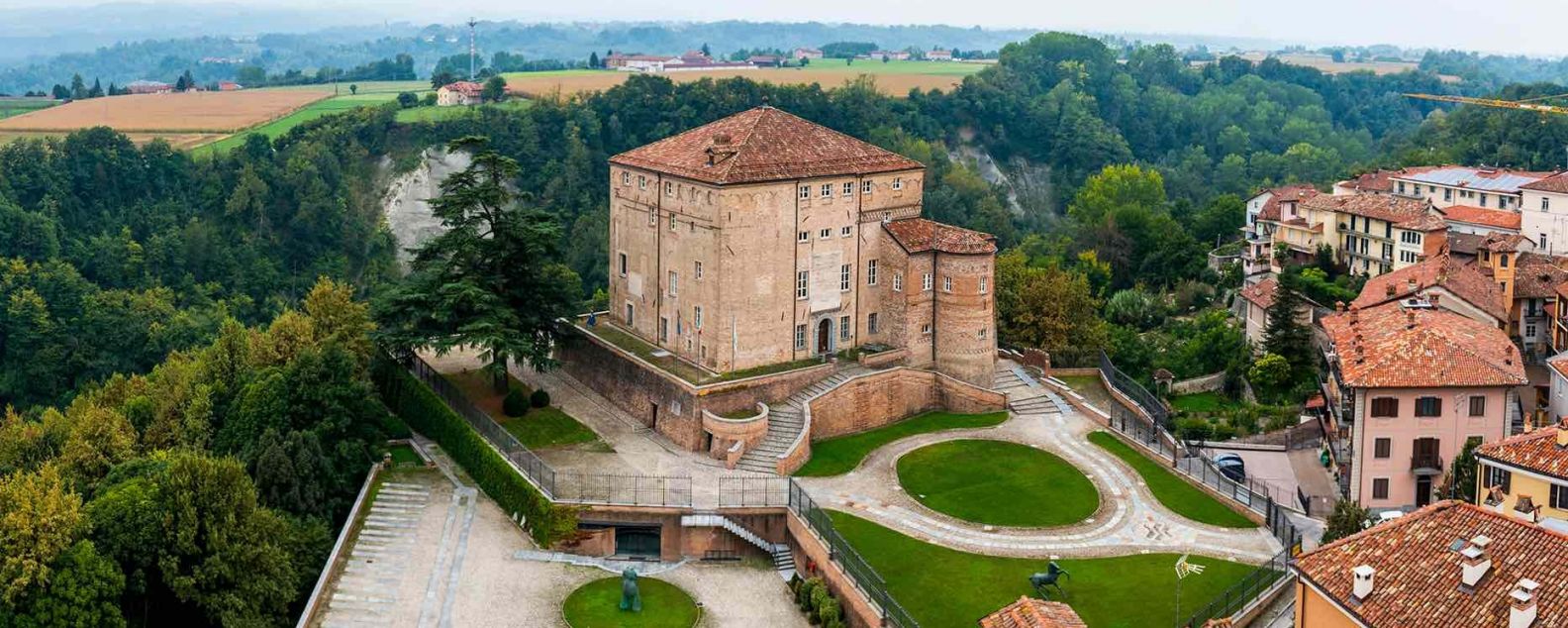 Castello di Carrù in province of Cuneo, Italy