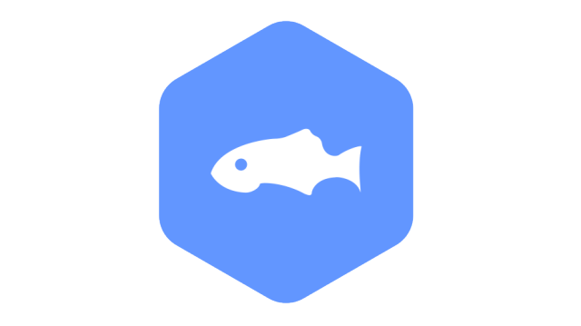 Glass fish logo