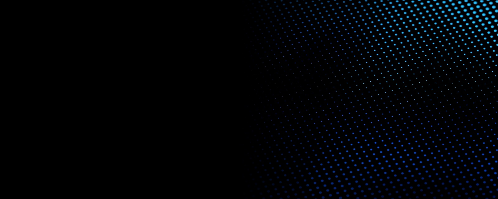 a black background with little blue circles
