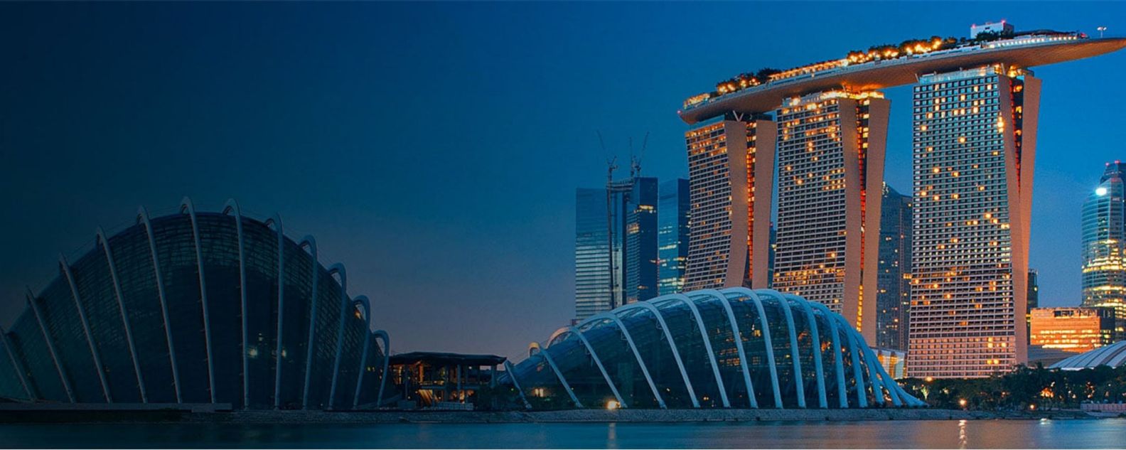 view of Marina Bay Sands, Singapore