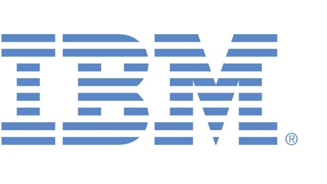Blue IBM 8-bar logo