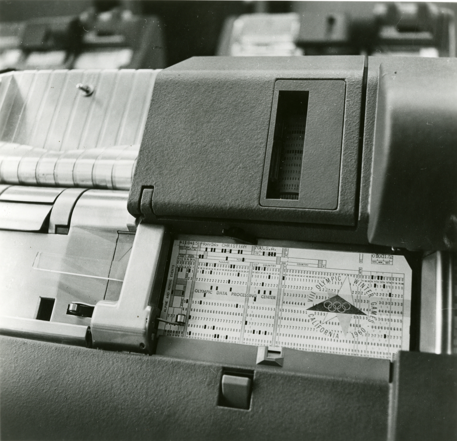 Punch Card From Ibm 701 Computer by Bettmann
