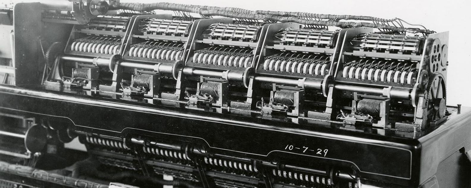 A "Columbia machine" early electromechanical calculator from 1929.