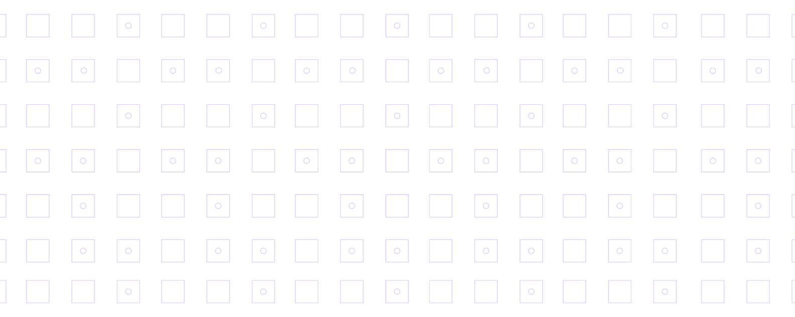 Ein gemusterter Hintergrund aus Quadraten mit kleinen Kreisen darin