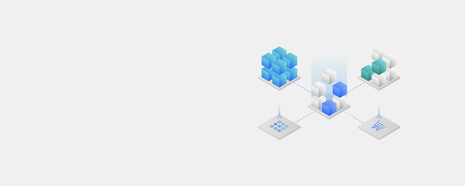 Isometric illustration for Websphere Application Server Leadspace