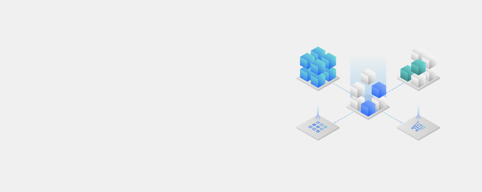 Isometric illustration for Websphere Application Server