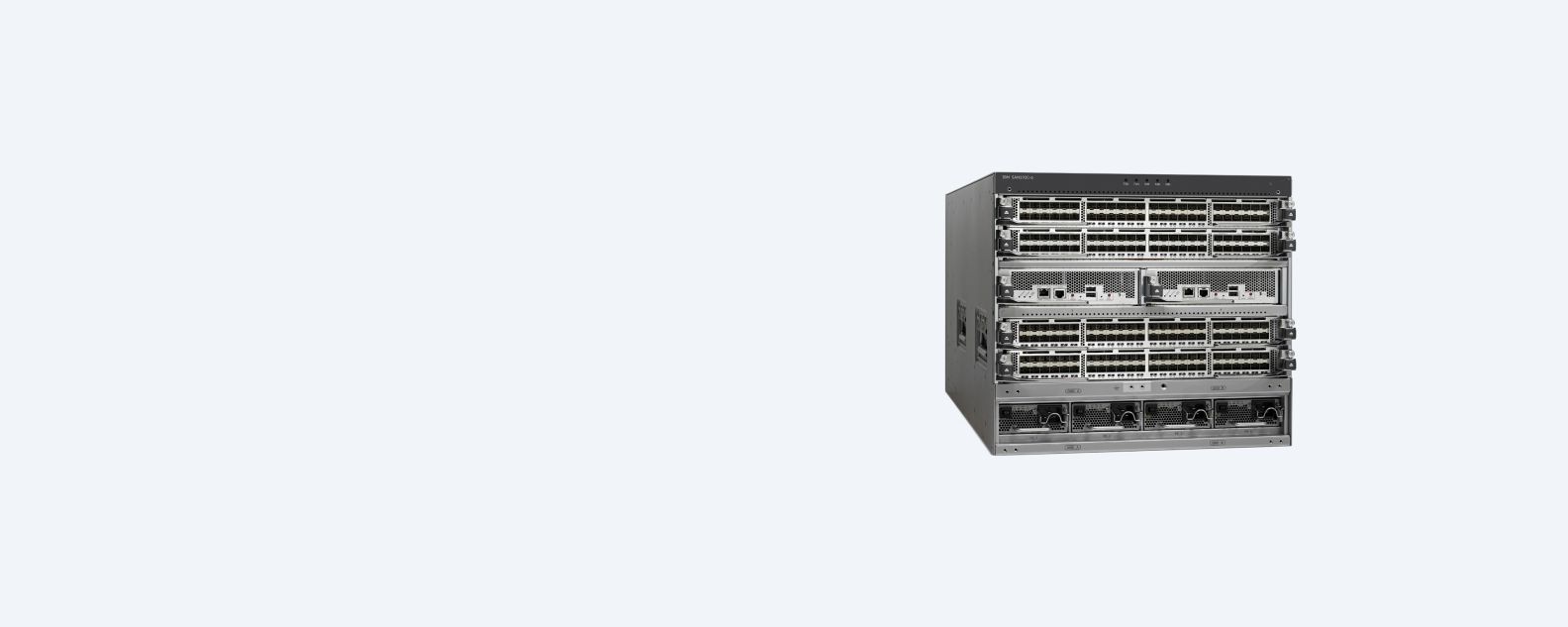 IBM Storage Networking SAN192C-6 导向器类 SAN 交换机的产品快照