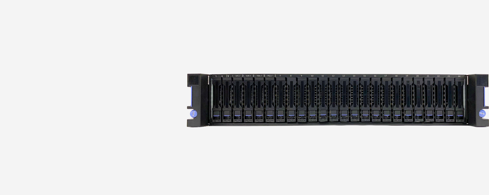 IBM ESS 3500 サーバの製品の画面