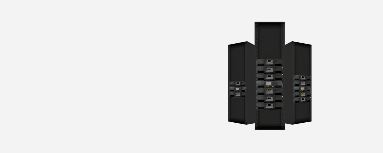 IBM TS4300 tape storage stack