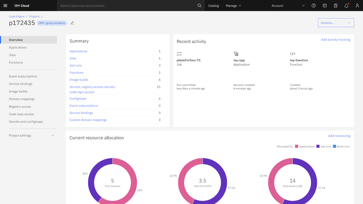 IBM Cloud Code Engine