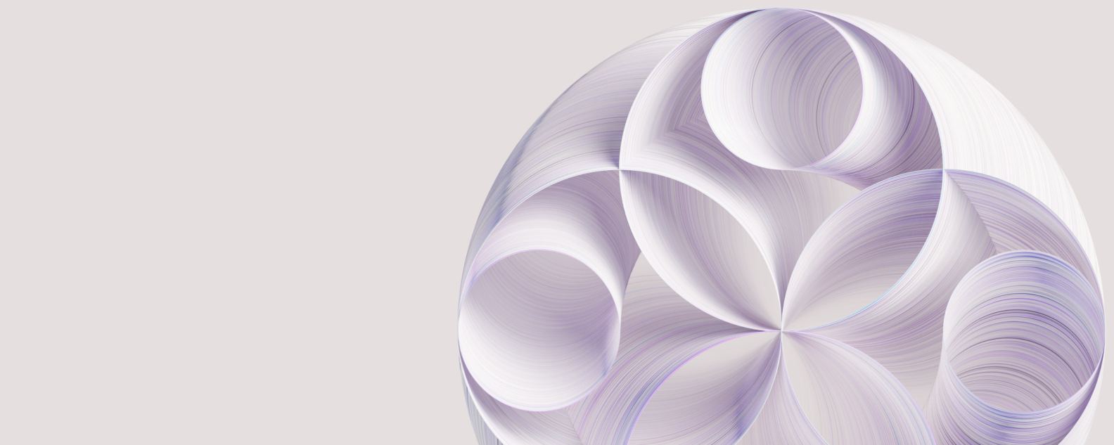 Círculos concéntricos que crean un diseño abstracto