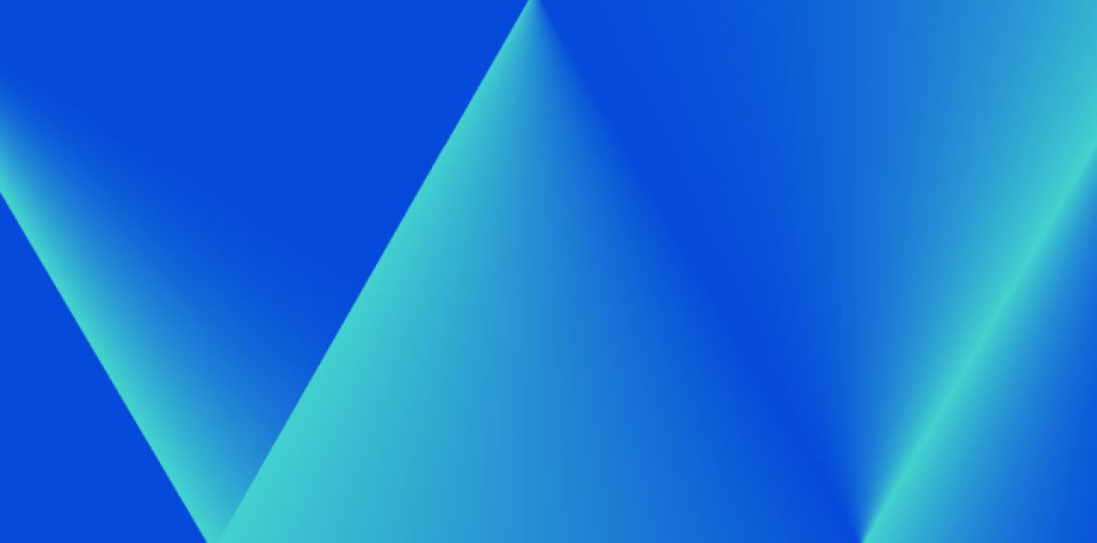 Blue background with blue green triangles