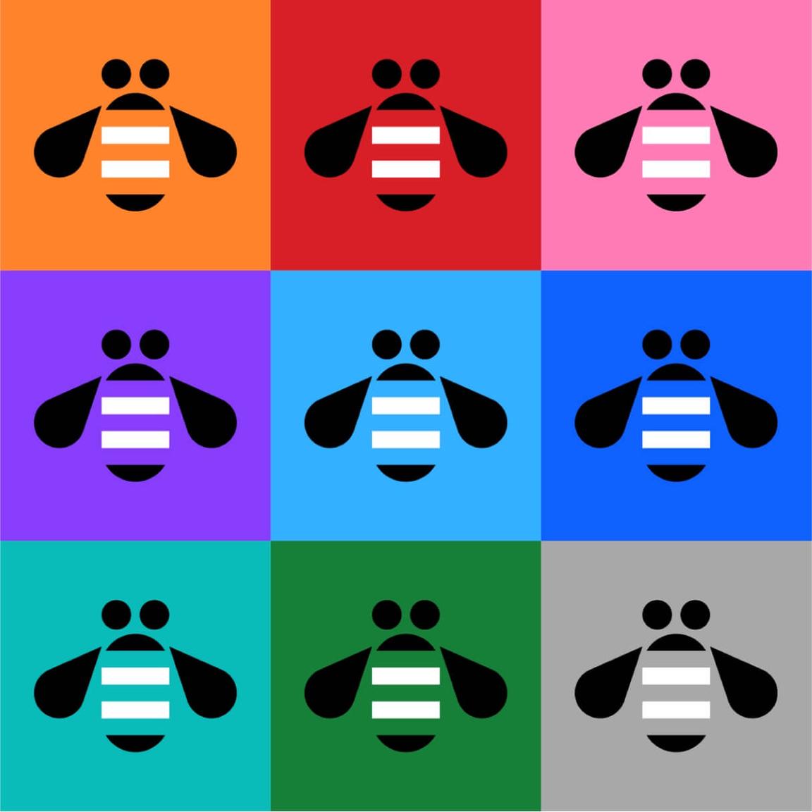 Grid of Be Equal logos Grid of Be Equal logos