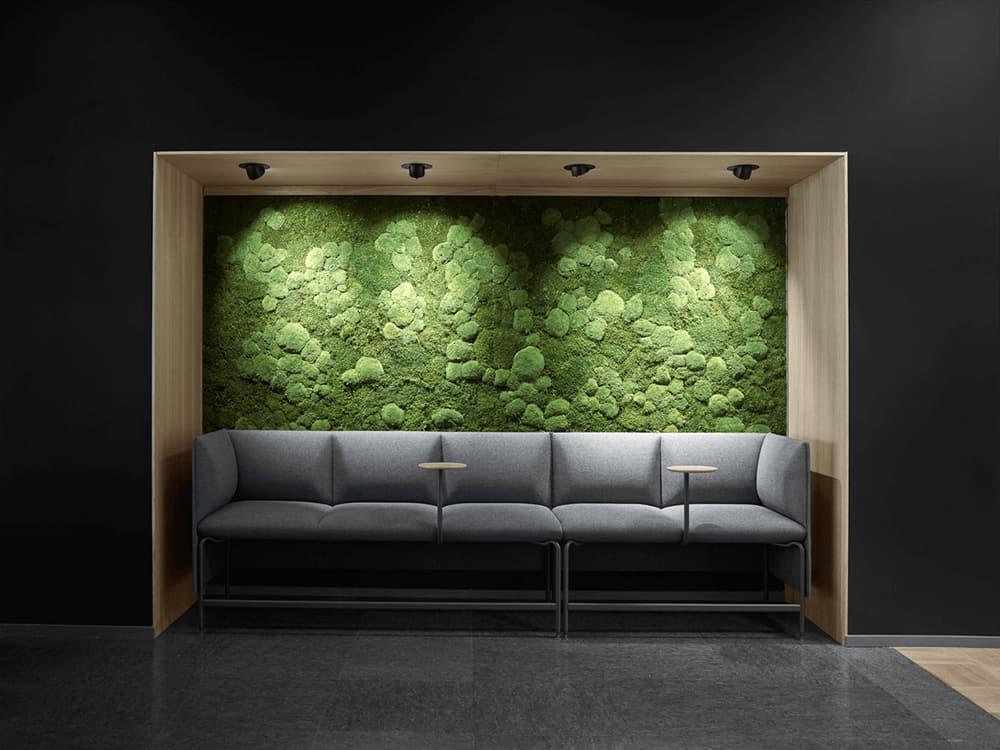 play zone furniture with plant wall