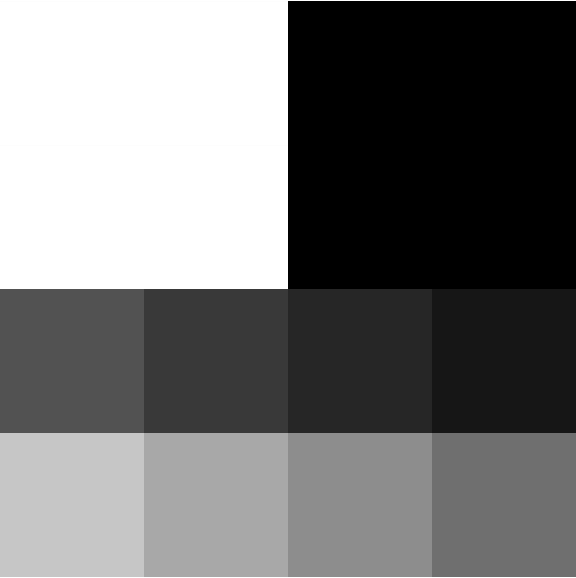gray palette