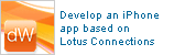 Develop an iPhone app based on Lotus Connections
