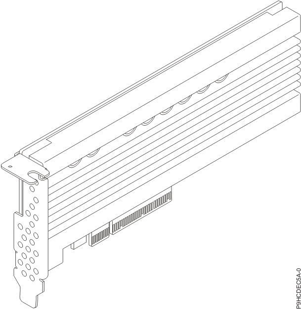 PCIe3 x8 NVMe 6.4 TB SSD NVMe Flash Adapter