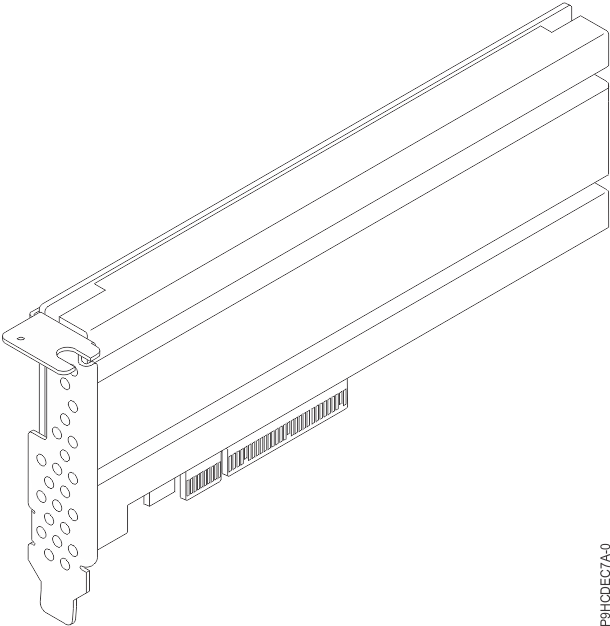 PCIe4 x8 NVMe 6.4 TB SSD NVMe Adapter