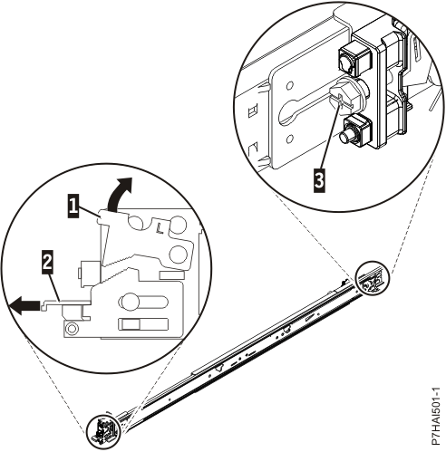graphic of slide rail and movable tab