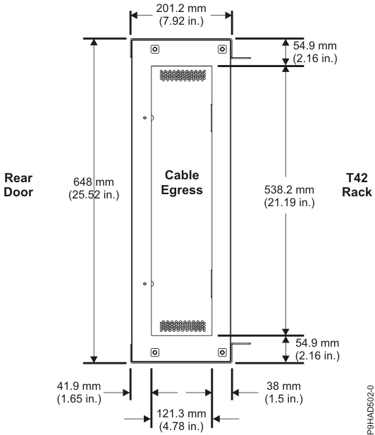 FC ERG0 rear rack extender (top-down view)