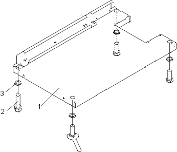 adjusting the leveling feet