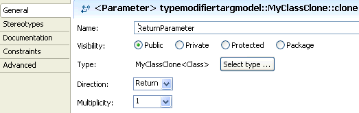 This image shows the qualifier property is set to a reference operator, which is represented by an ampersand.