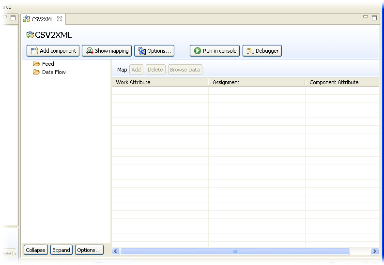 Empty AssemblyLine editor