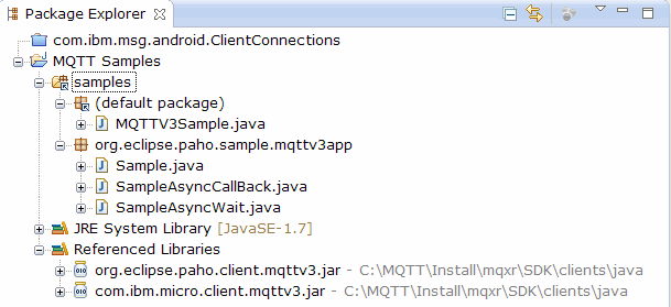 Getting started with the MQTT client for Java