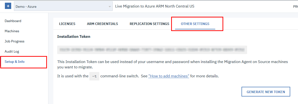 Generating new installation token