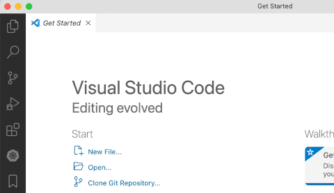 Installing the extension from a vsix file