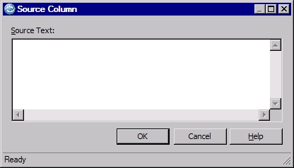 Example of the Source Column dialog, described as follows.